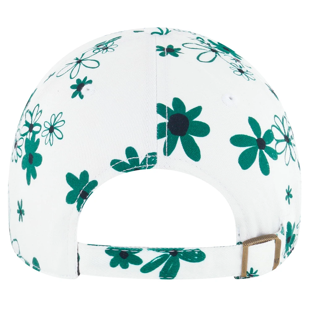 Girls Preschool '47 White New York Jets Daisy Delight Clean Up Adjustable Hat