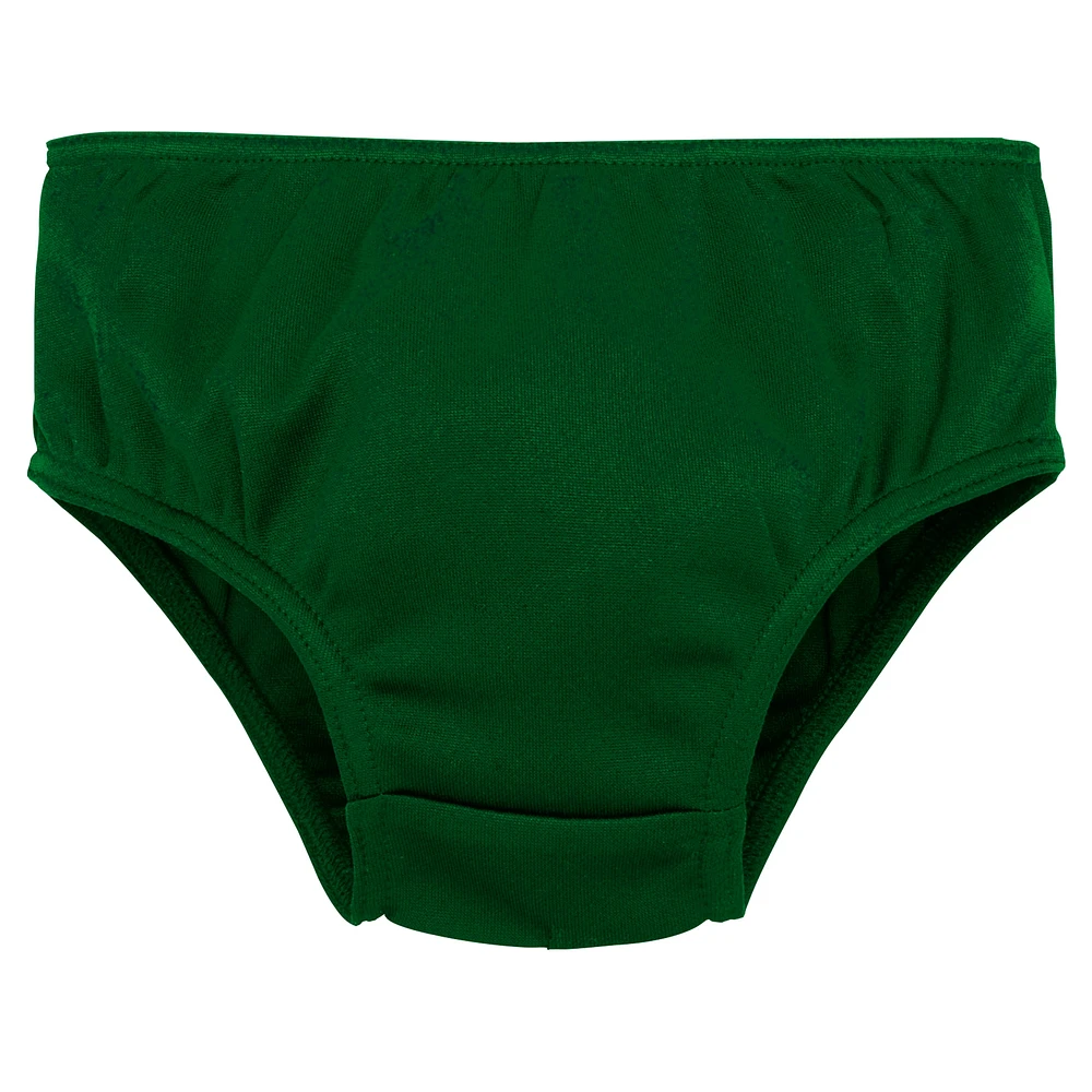 Ensemble robe pull et bloomer en deux pièces pour filles d'âge préscolaire, vert, New York Jets, capitaine des pom-pom girls