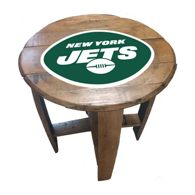 New York Jets Imperial Oak Barrel Table
