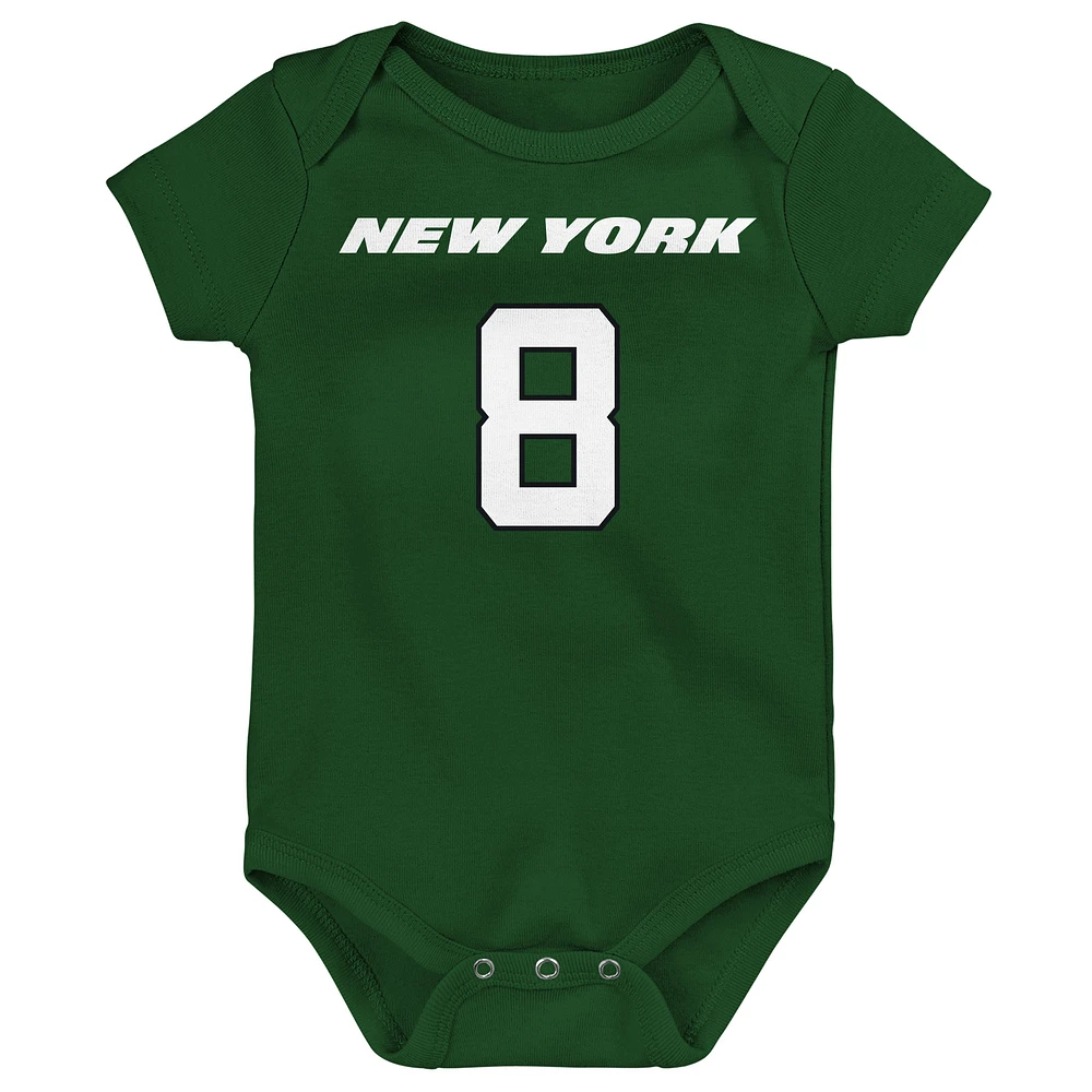 Bébé Aaron Rodgers Green New York Jets Mainliner Player Name & Number Body