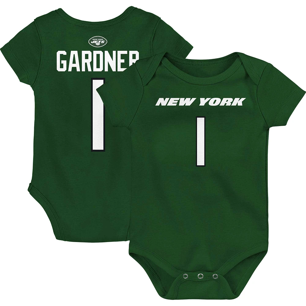 Infant Ahmad Sauce Gardner Green New York Jets Mainliner Player Name & Number Body