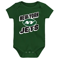 Ensemble de trois bodies pour bébé New York Jets Play Day