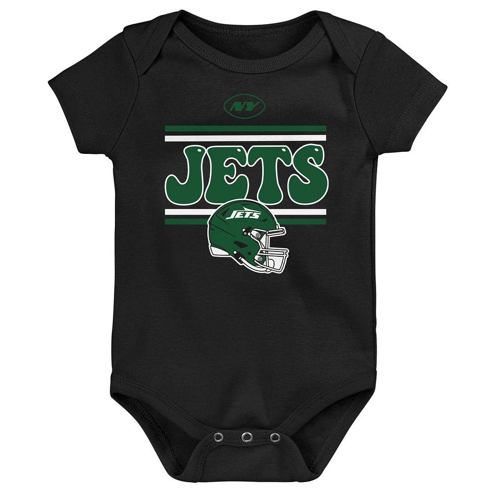 Ensemble de trois bodies pour bébé New York Jets Play Day