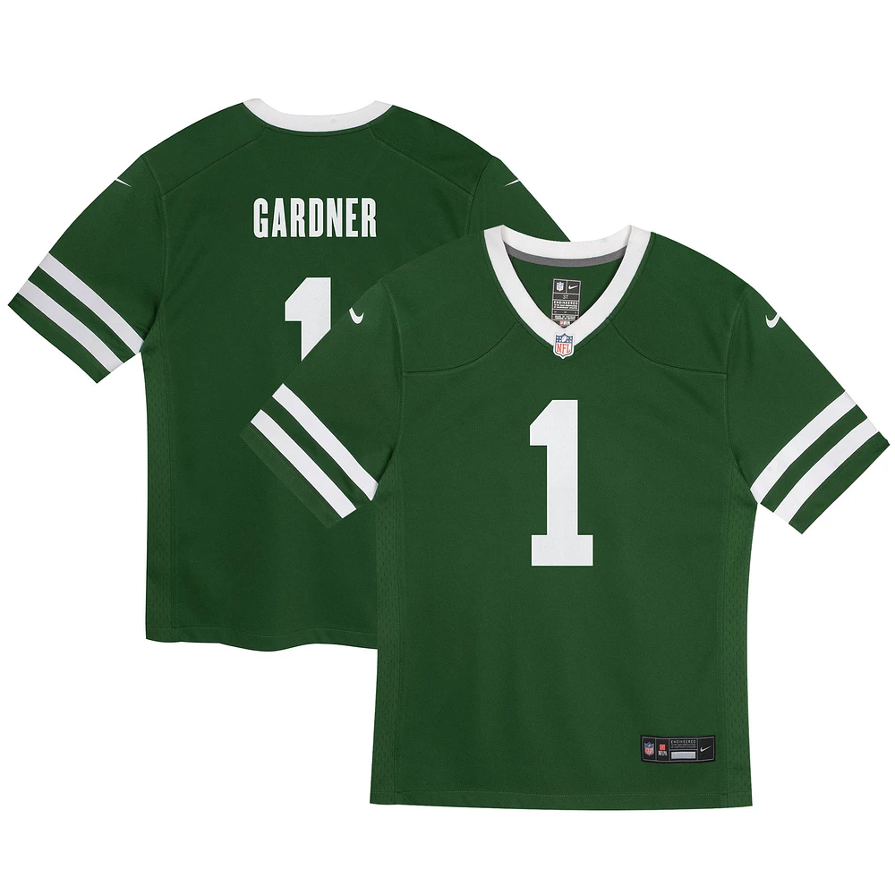 Infant Nike Ahmad Sauce Gardner Legacy Green New York Jets Game Jersey