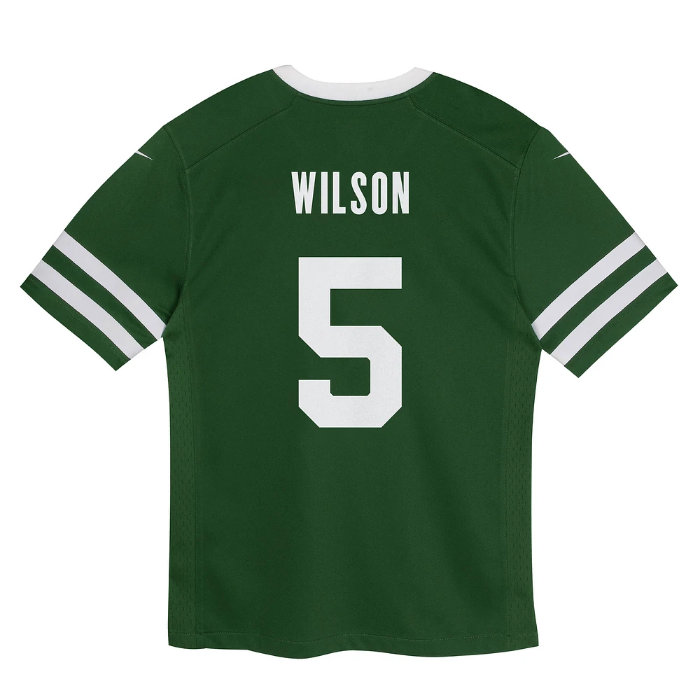 Infant Nike Garrett Wilson Legacy Green New York Jets Game Jersey