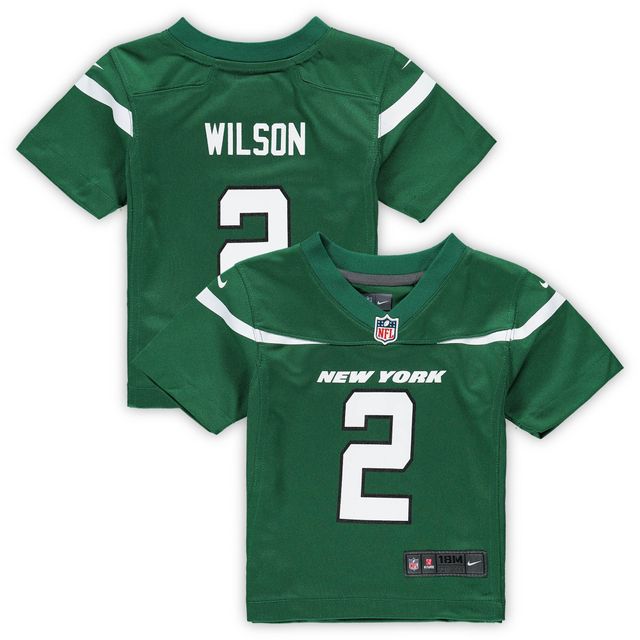 Maillot de match Nike Zach Wilson Gotham vert New York Jets pour bébé