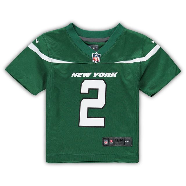 Maillot de match Nike Zach Wilson Gotham vert New York Jets pour bébé