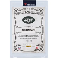 Joe Namath New York Jets Autographed 2010 Panini Threads Gridiron Kings #32 #22/25 Card
