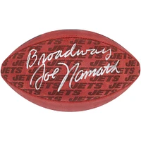 Joe Namath New York Jets Autographed Duke Showcase Football with "Broadway" Inscription