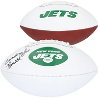 Joe Namath New York Jets Autographed Franklin White Panel Football with "Broadway" Inscription
