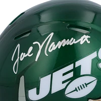 Joe Namath New York Jets Autographed Riddell Speed Mini Helmet
