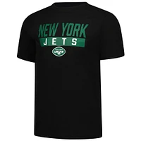 T-shirt noir fanatiques des New York Jets pour hommes