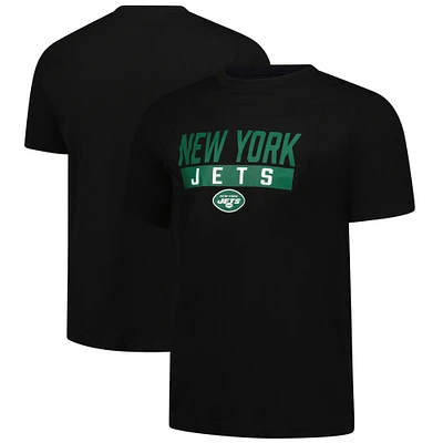 T-shirt noir fanatiques des New York Jets pour hommes