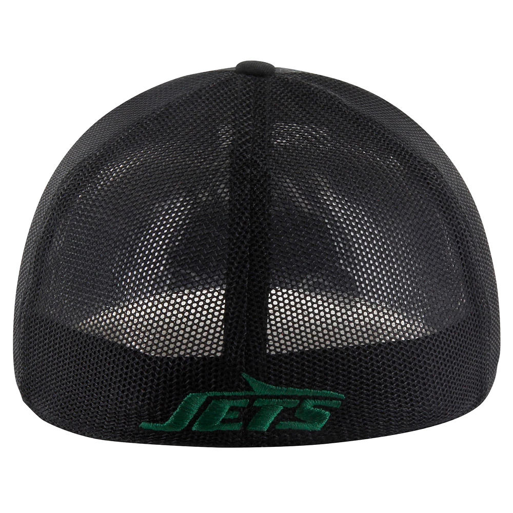 Men's '47 Black New York Jets Blackball Trophy Flex Hat