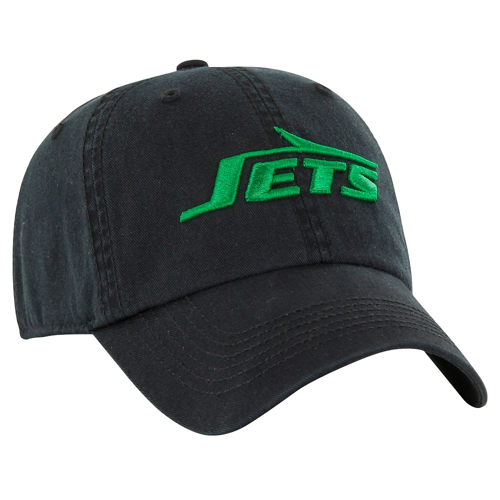 Men's '47 Black New York Jets Classic Franchise Legacy Fitted Hat