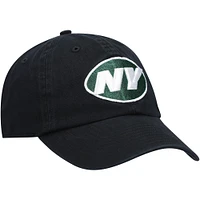 Men's '47 Black New York Jets Clean Up Alternate Adjustable Hat