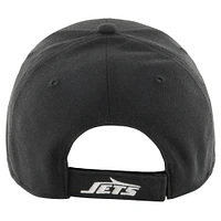 Men's '47 Black New York Jets MVP Adjustable Hat