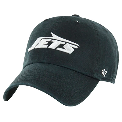 Men's '47  Black New York Jets Secondary Clean Up Adjustable Hat