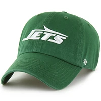 Casquette ajustable New York Jets Clean Up Primary '47 verte pour homme