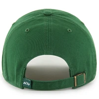 Casquette ajustable New York Jets Clean Up Primary '47 verte pour homme