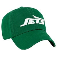 Men's '47 Green New York Jets Clean Up Team Script Adjustable Hat