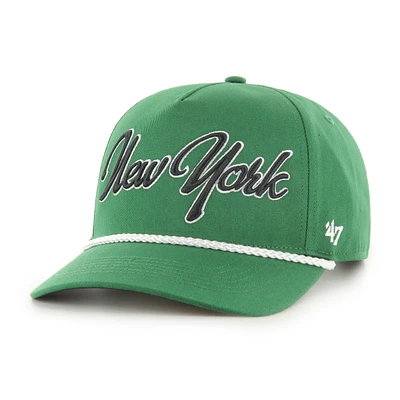 Casquette ajustable à revers New York Jets '47 verte pour homme