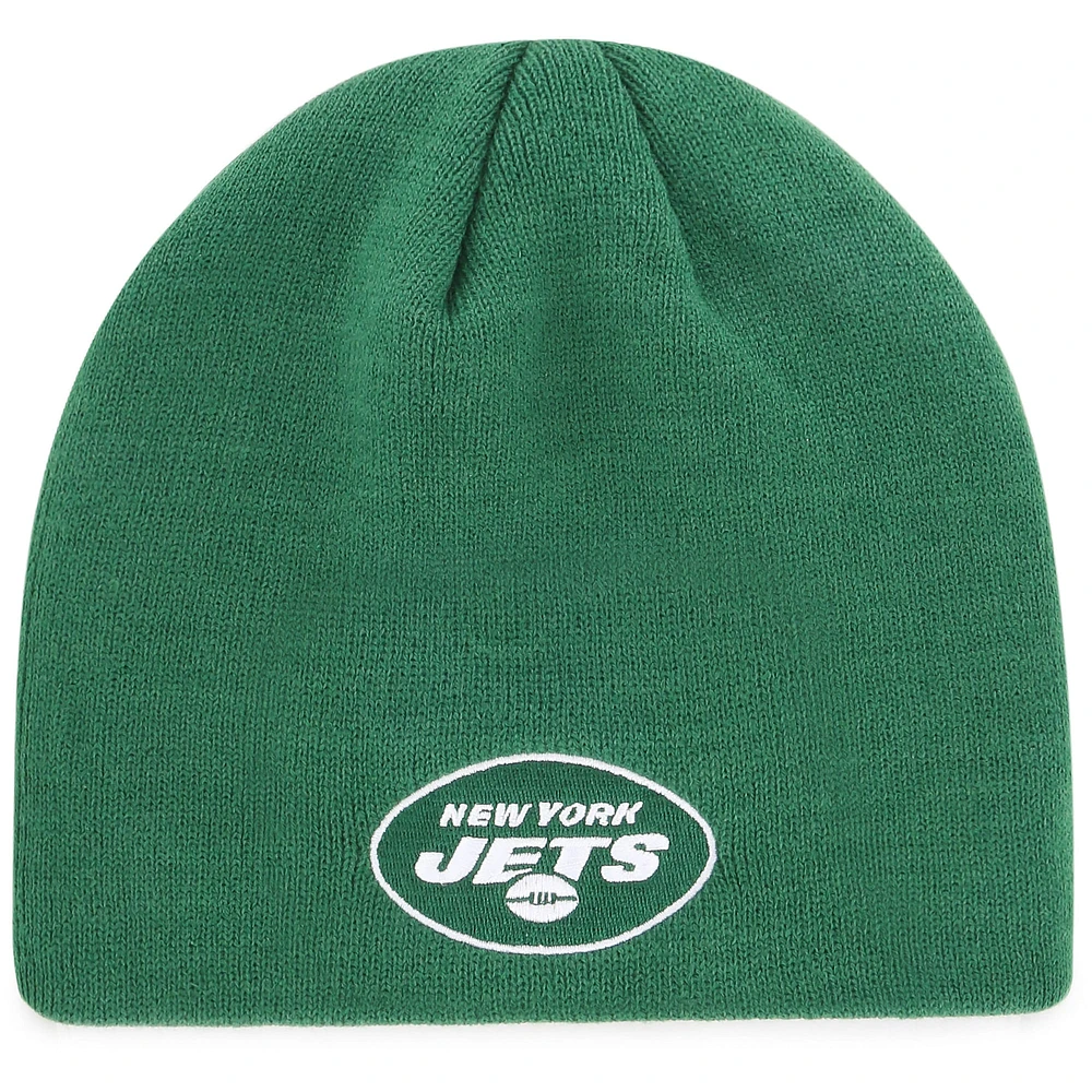 Bonnet en tricot avec logo principal des New York Jets '47 vert pour homme