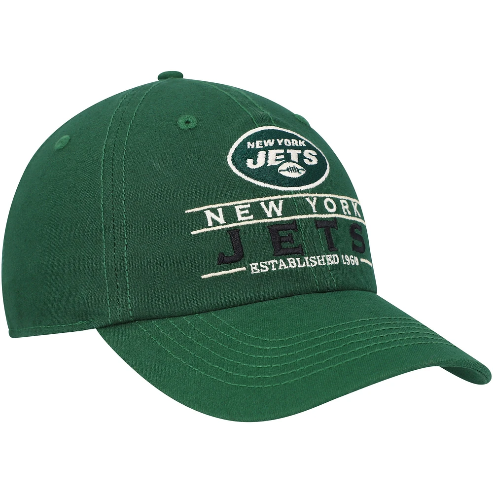 Casquette réglable '47 Green New York Jets Vernon Clean Up pour homme