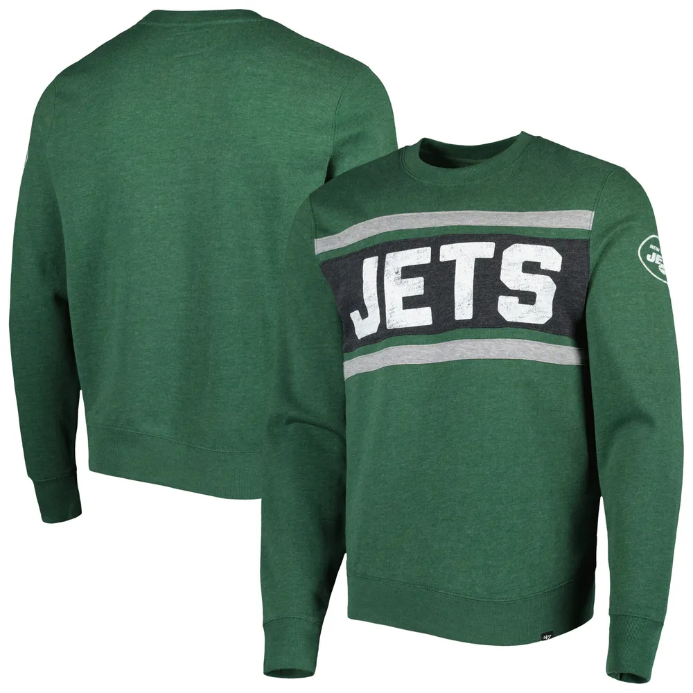 Lids New York Jets '47 Bypass Tribeca Pullover Sweatshirt - Heathered Green