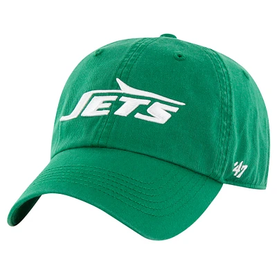 Men's '47 Kelly Green New York Jets Classic Franchise Legacy Fitted Hat