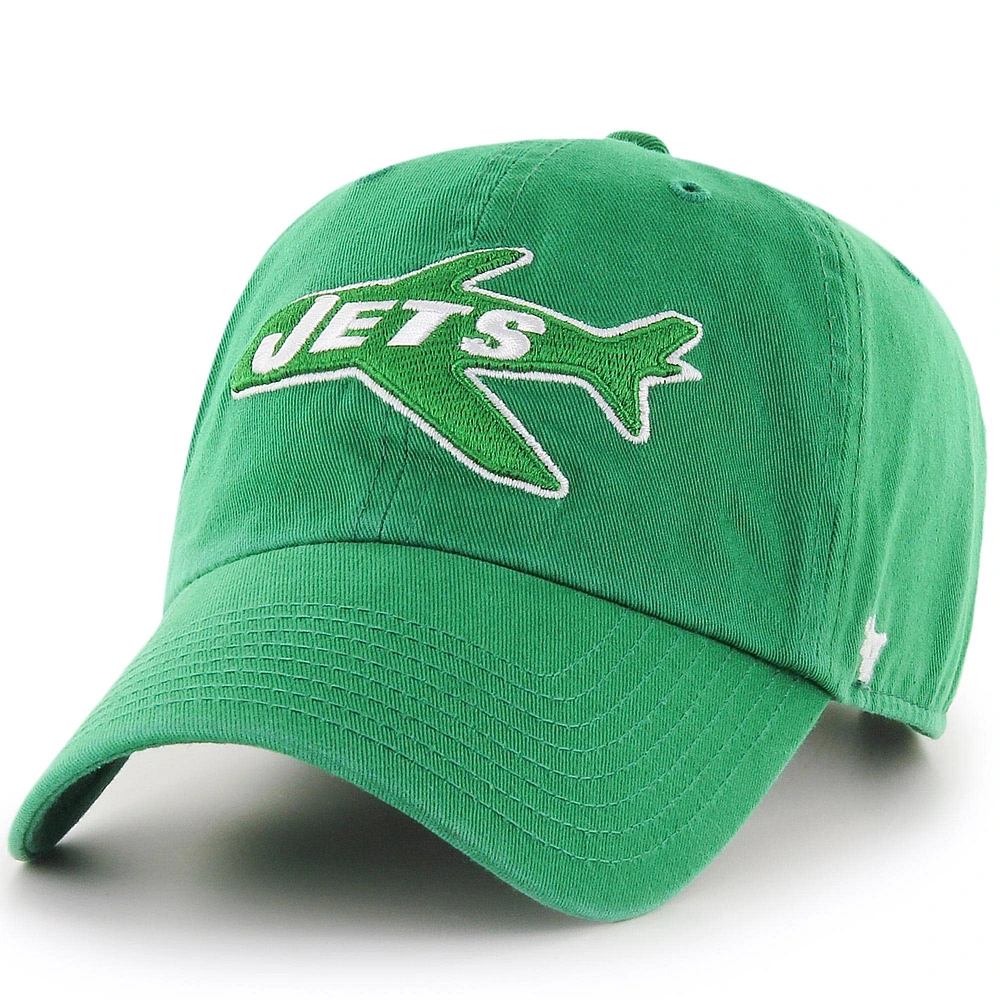 Casquette réglable '47 Kelly Green New York Jets Historic Clean Up Legacy pour hommes