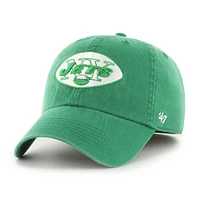 Men's '47 Kelly Green New York Jets Sure Shot Franchise Fitted Hat