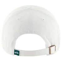 Casquette ajustable New York Jets Clean Up 47 blanche pour homme