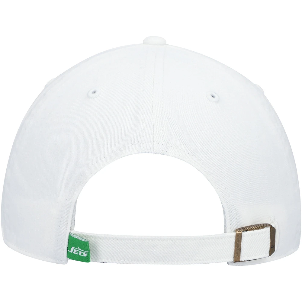 Casquette ajustable '47 New York Jets Clean Up Legacy pour hommes, blanche