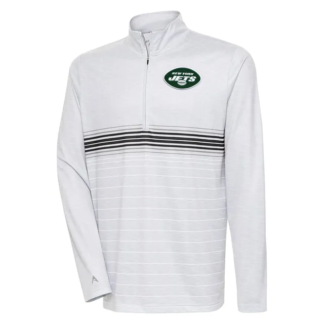 Men's '47 Heathered Green New York Jets Bypass Tribeca Pullover