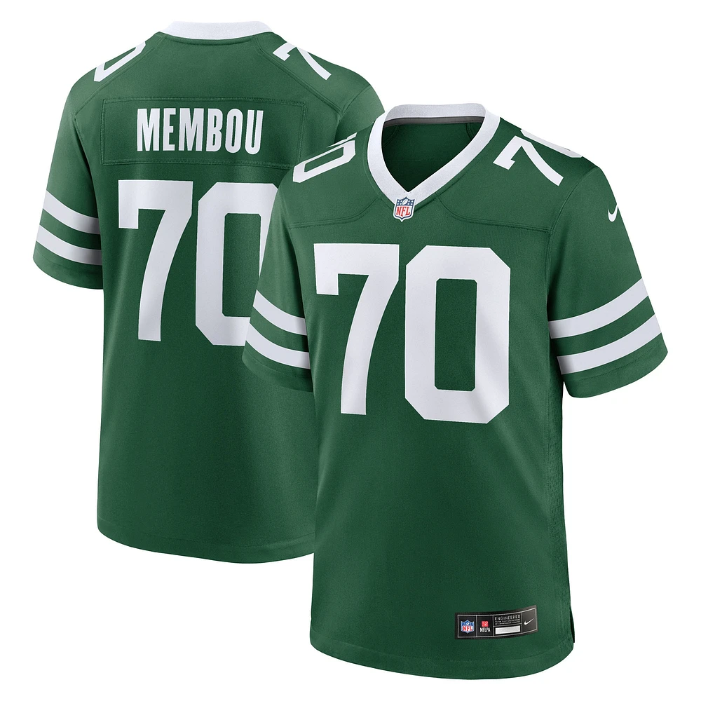 Men's Armand Membou Nike Legacy  New York Jets 2025 NFL Draft First Round Pick Game Jersey