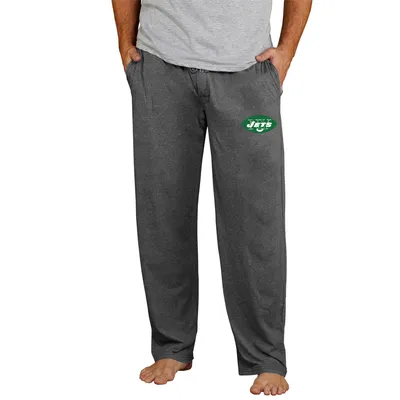 New York Jets Concepts Sport Retro Quest Knit Pants - Charcoal