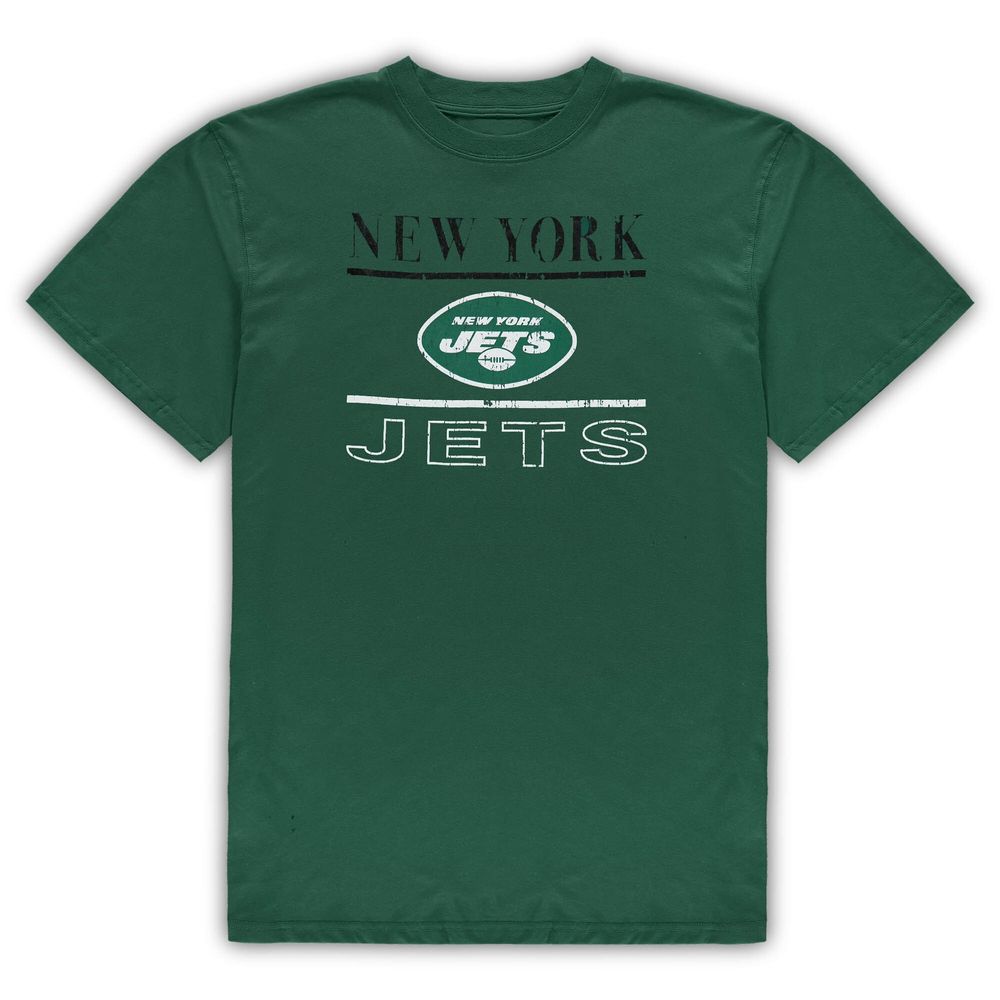 Concepts Sport Men's Concepts Sport Green/Black New York Jets Big & Tall  Lodge T-Shirt and Pants Sleep Set