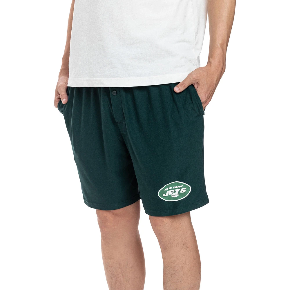 Men's Concepts Sport Green New York Jets Gauge Jam Two-Pack Shorts Set