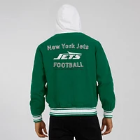 Men's Darius Rucker Collection by Fanatics Green New York Jets Full-Snap Hoodie Jacket