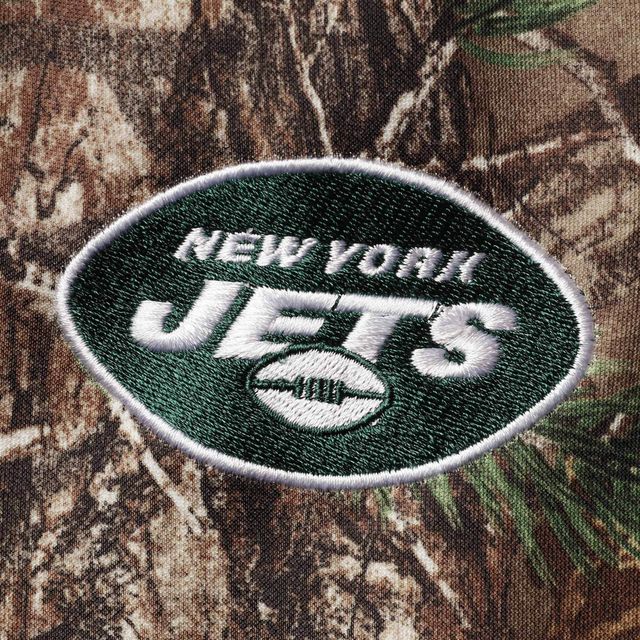 Chandail à capuchon en molleton Tech pour hommes Dunbrooke Realtree Camo New York Jets Circle Champion