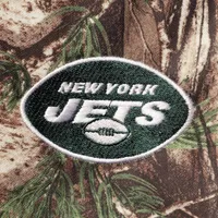 Chandail à capuchon entièrement zippé Dunbrooke Realtree Camo New York Jets Trophy Tech Fleece pour hommes