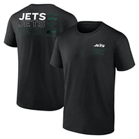 T-shirt Fanatics pour homme avec statistiques répétées des New York Jets noir