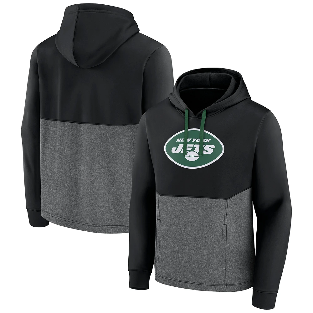 Men's Fanatics Black New York Jets Winter Camp Pullover Hoodie