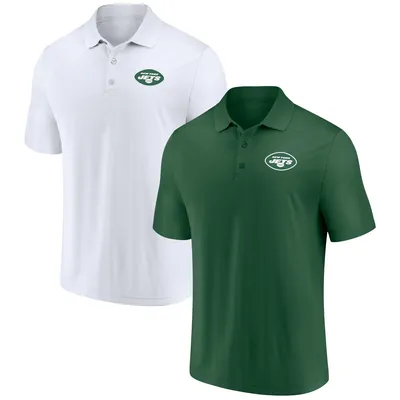 New York Jets Fanatics Branded Home and Away 2-Pack Polo Set - Green/White