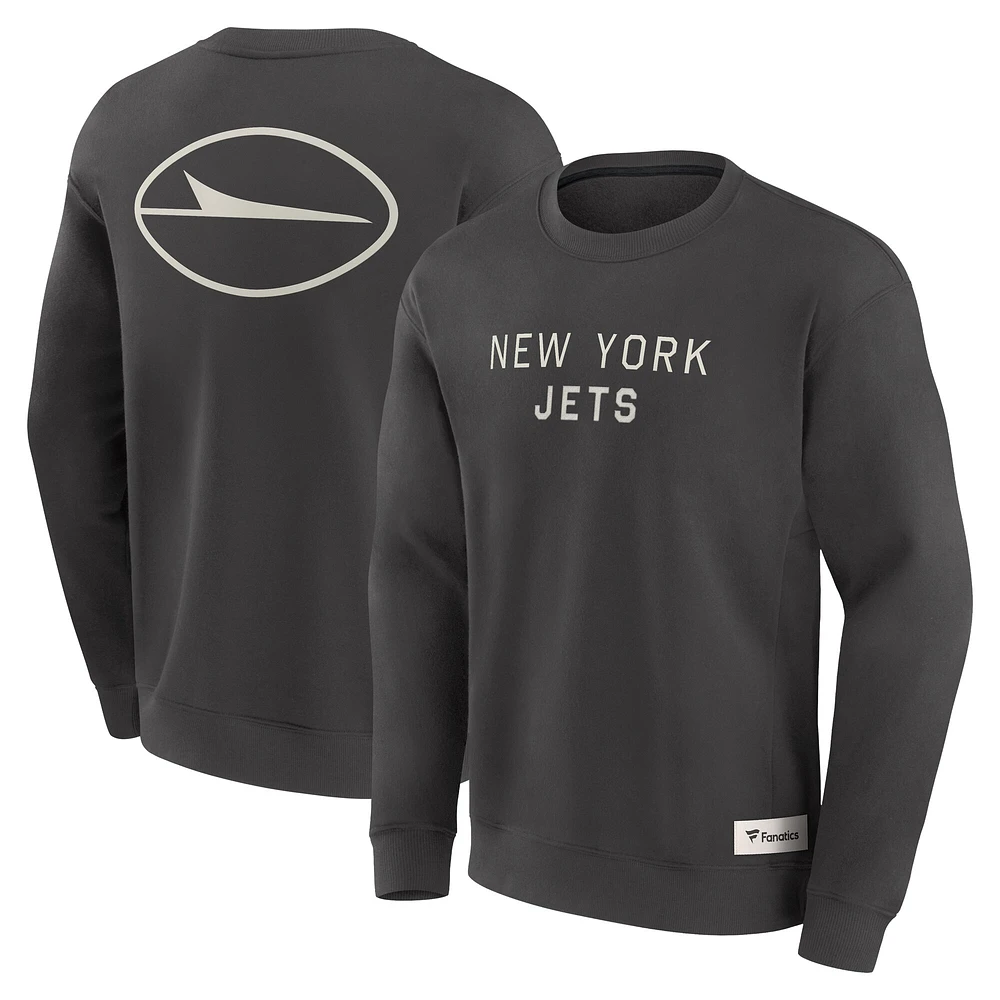Sweat-shirt à capuche pour homme Fanatics Charcoal New York Jets Elements Future Ground Lettering