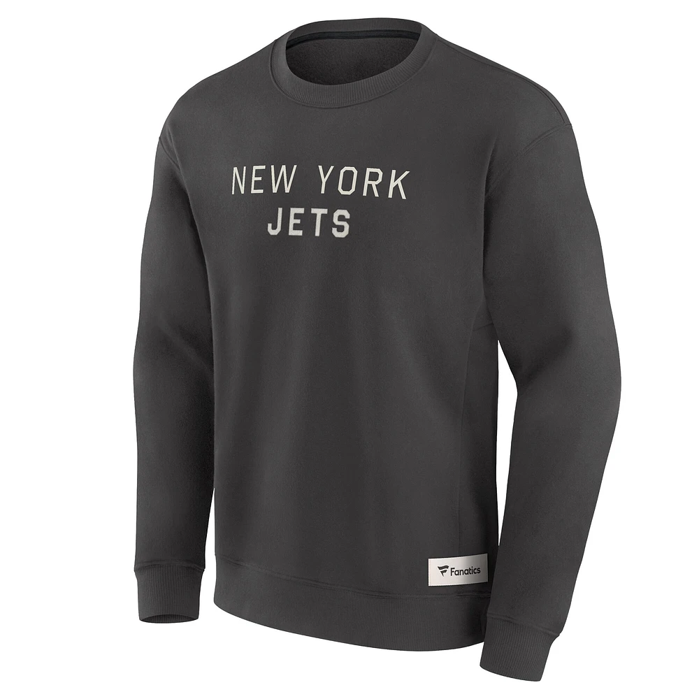 Sweat-shirt à capuche pour homme Fanatics Charcoal New York Jets Elements Future Ground Lettering