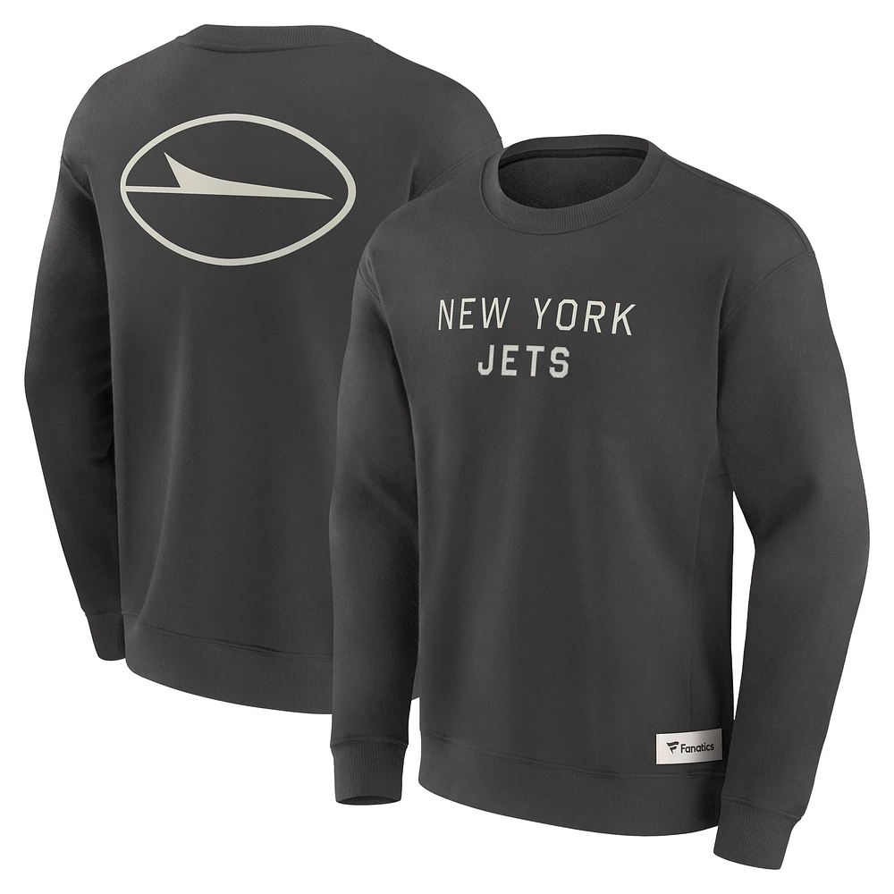 Sweat-shirt à capuche pour homme Fanatics Charcoal New York Jets Elements Future Ground Lettering