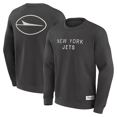 Sweat-shirt à capuche pour homme Fanatics Charcoal New York Jets Elements Future Ground Lettering