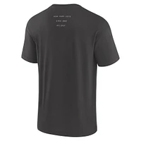 Men's Fanatics Charcoal New York Jets Elements Weathered Tonal Future Ground T-Shirt
